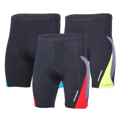 Quick dry moisture absorption sweat thickening silicone pad five minutes pants riding shorts men