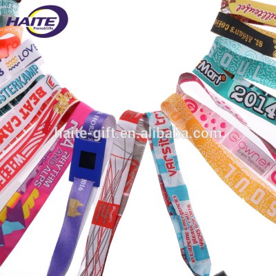 Polyester Woven Wristband for Evening/Party/Festival and Gift