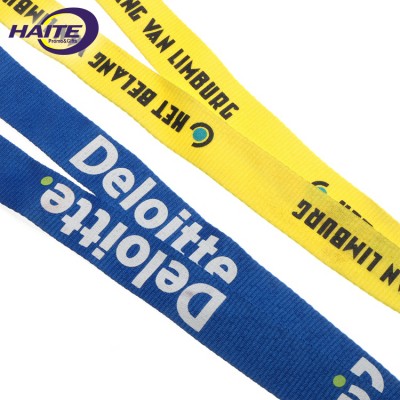 Custom Wholesale Screen Printed Polyester Lanyard as Christmas Gift