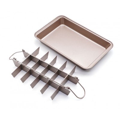 Brownie Pan Cake Molds Do Not Stick to The Pan Square Bread Baking Thickened Solid Base