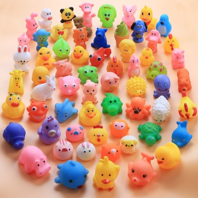 Animals Squirter Bath Toy Set for Toddlers Kids, Colorful Assorted Characters